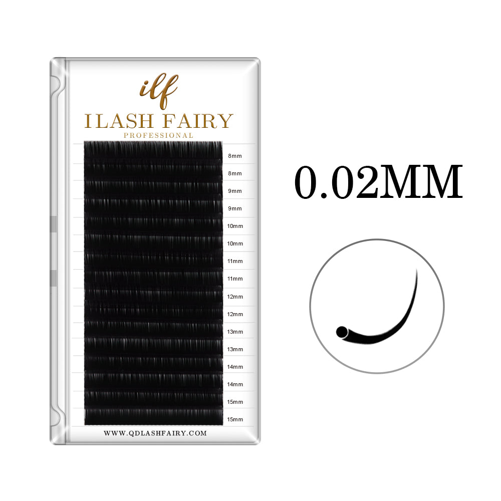 0.02MM Premium Cashmere Mega Volume Eyelash Extensions