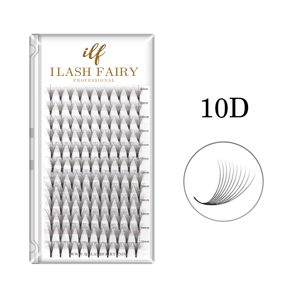 10D Premade Fans Volume Pointy Stem Lashes