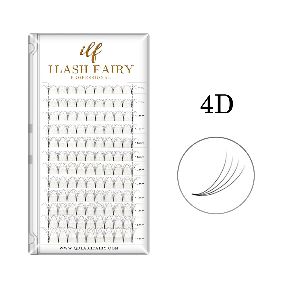 4D Premade Fans Volume short Stem Lashes