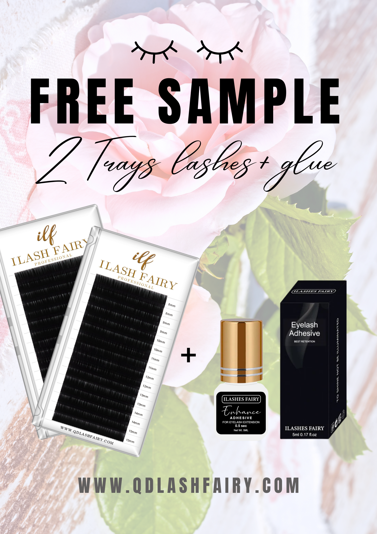 Free Lash Samples(Up to 2 trays free)