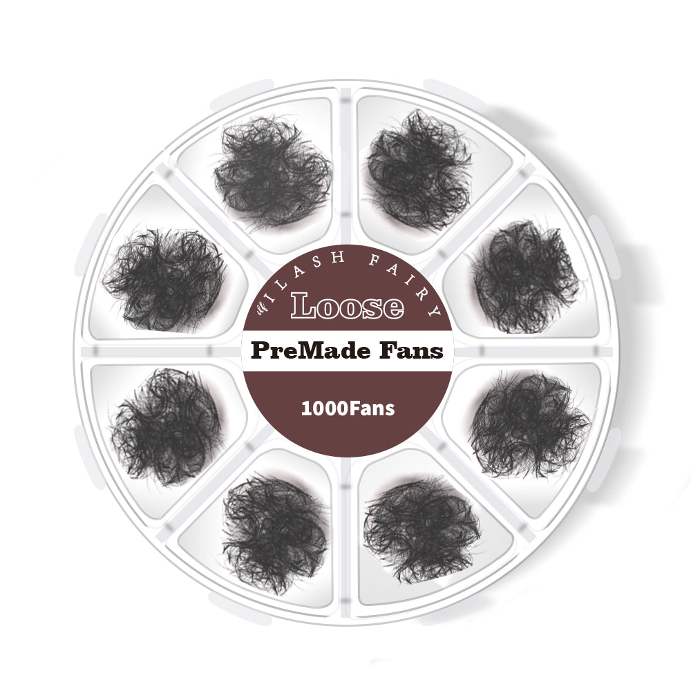 8D Loose Promade-1000 Mix Fans (Pointy Base)