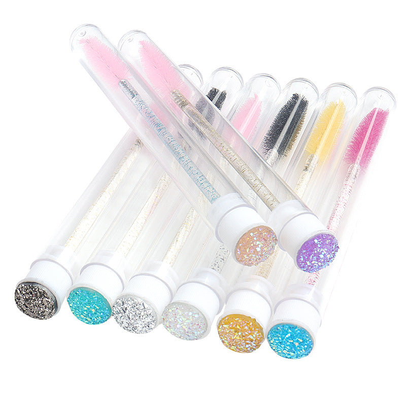 Glitter Mascara Brushes With Tube