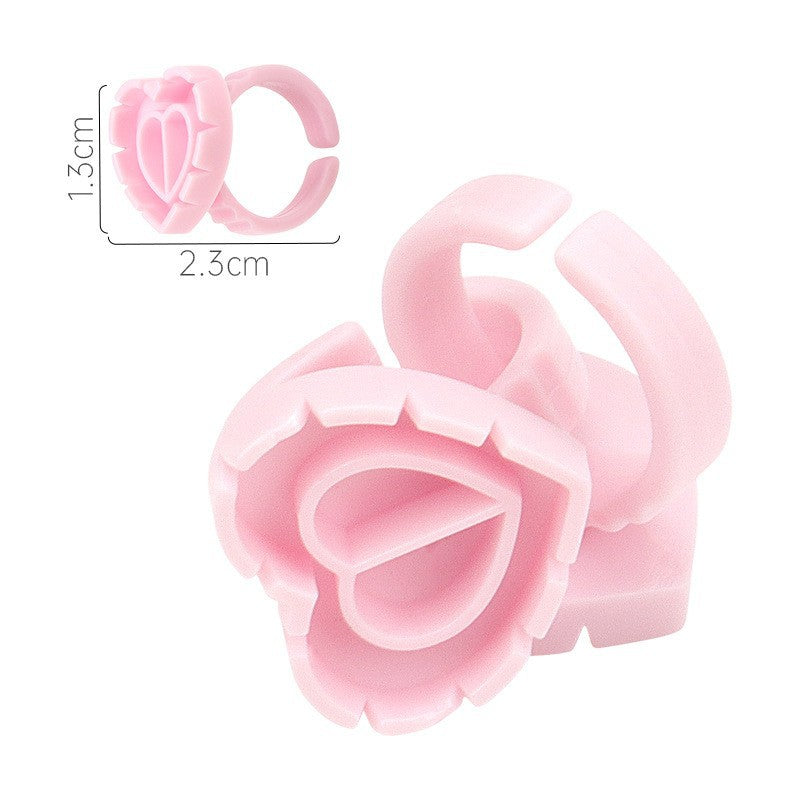 Heart Shape Glue Ring Holder(100/PACK)