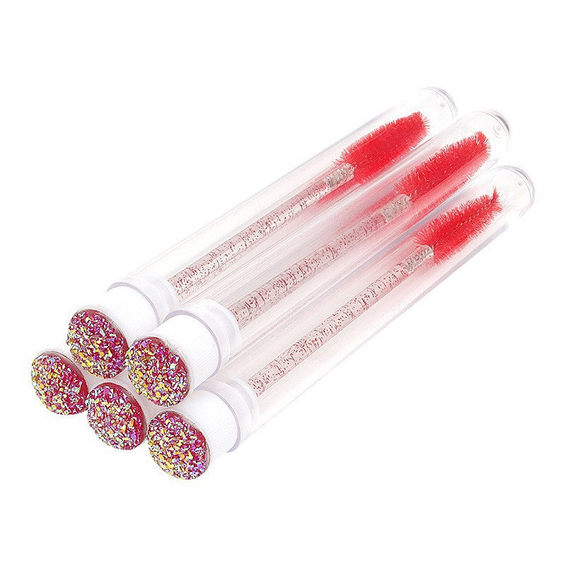 Glitter Mascara Brushes With Tube